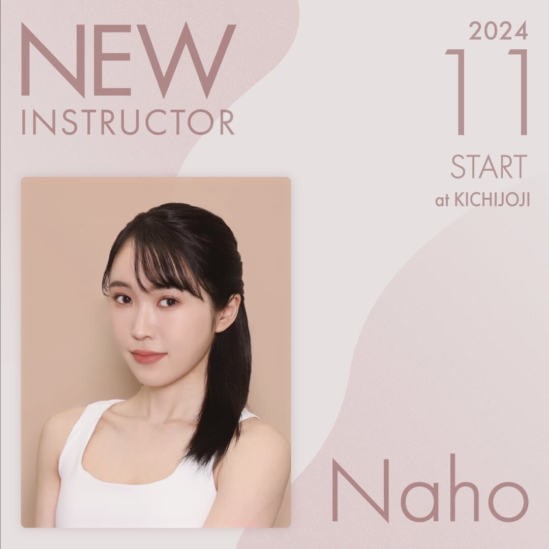 ピラティススタジオnoa 吉祥寺校 NEW LESSON Naho