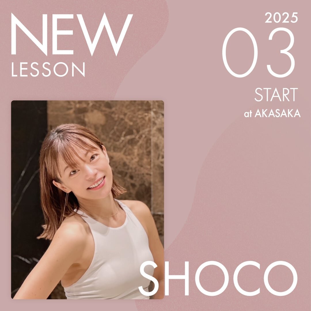 ピラティススタジオnoa 原宿校 New Instructor SHOCO