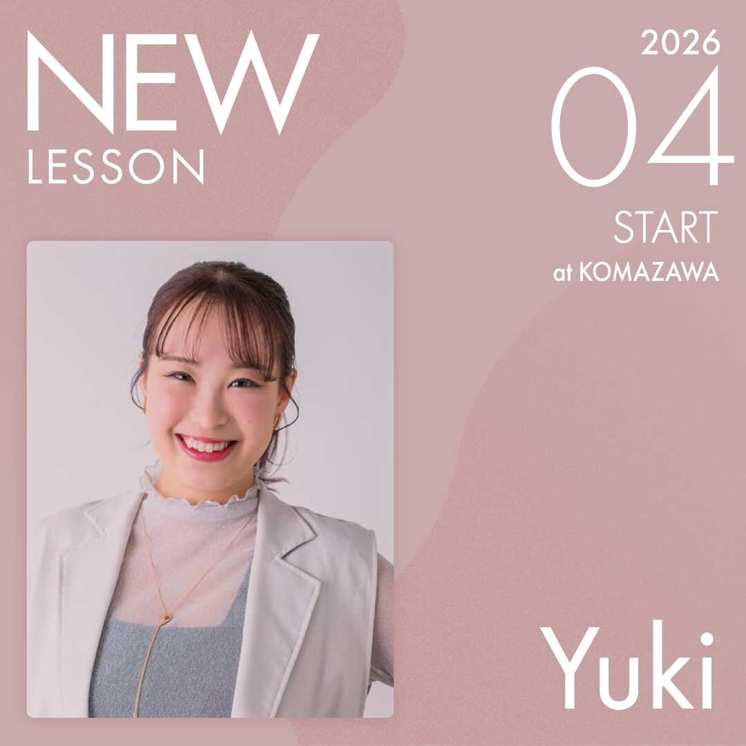 ピラティススタジオnoa 駒沢校 NEW LESSON Yuki