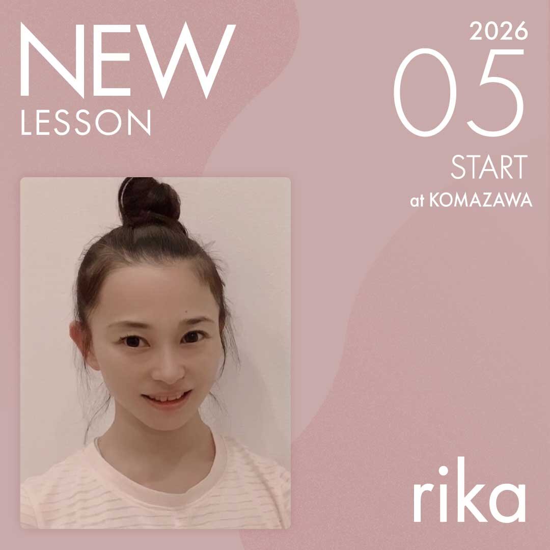 ピラティススタジオnoa 駒沢校 NEW LESSON rika